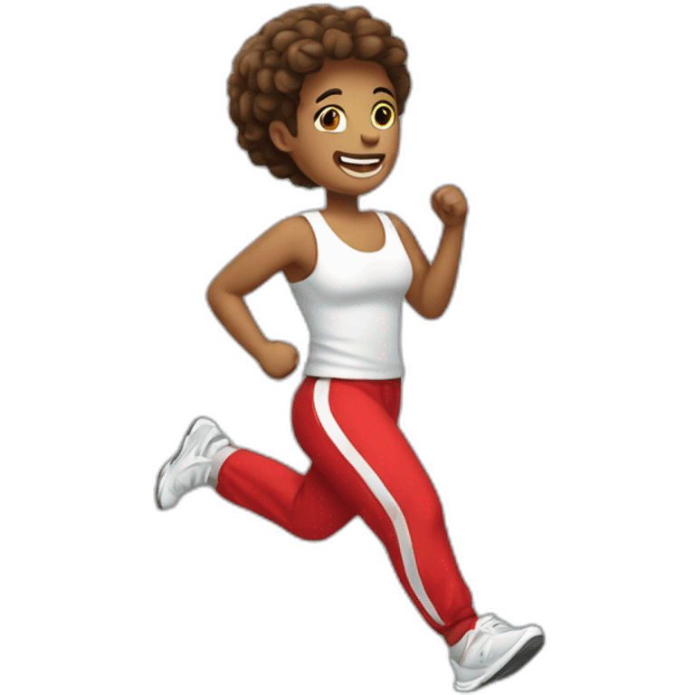 Per Noël en jogging emoji