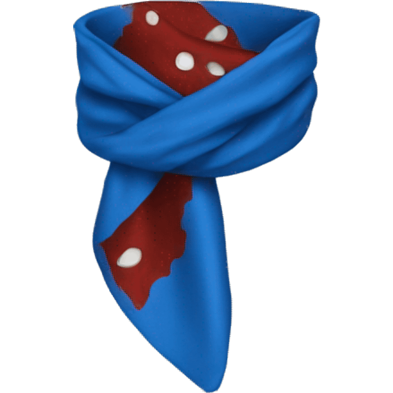 blue bloody bandanna  emoji