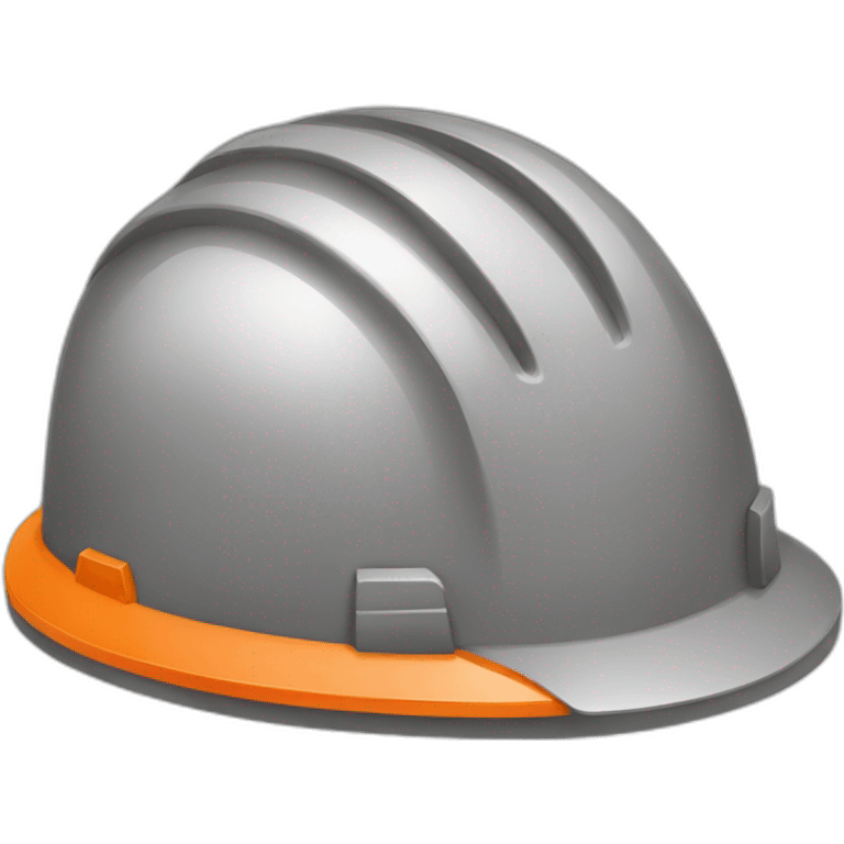 orange construction hard hat emoji