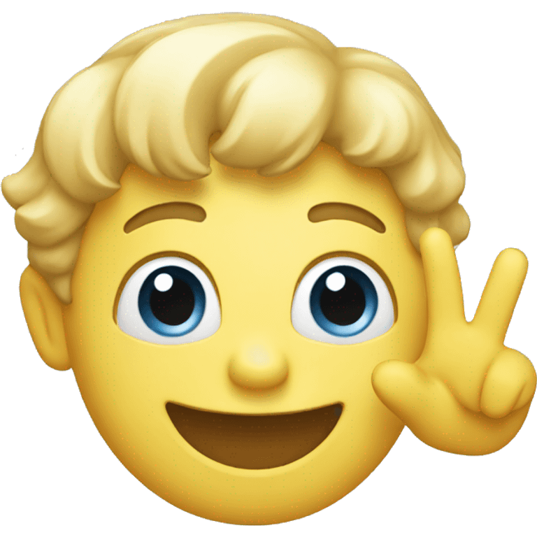 waving hello emoji