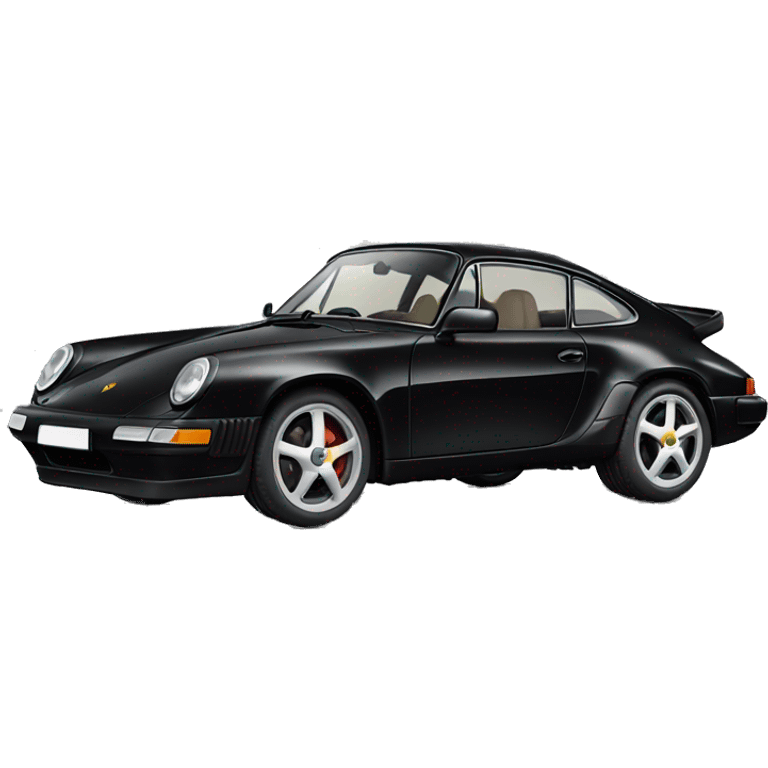 Porshe black car emoji