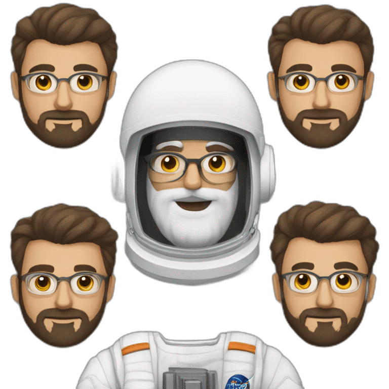 caucasian astronaut black-beard man-bun white-glasses emoji