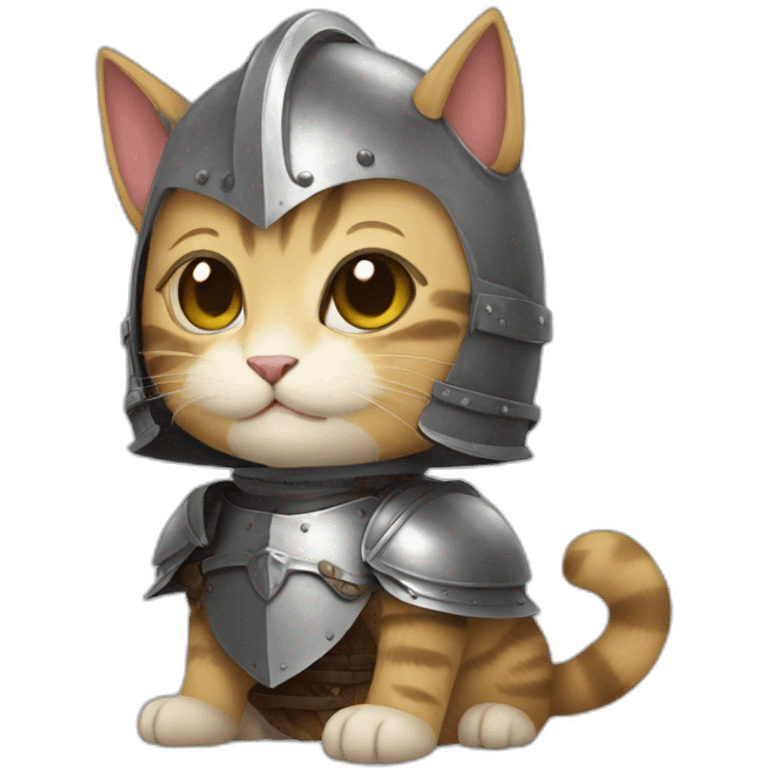 knight cat emoji