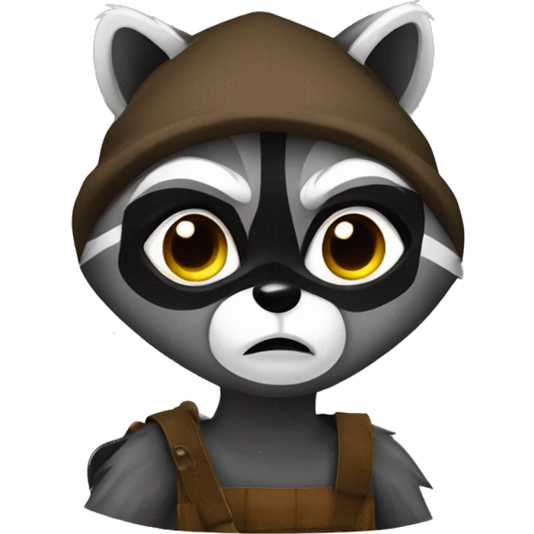 raccoon thief emoji