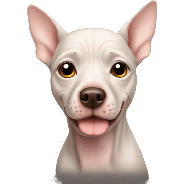 Hairless dog  emoji