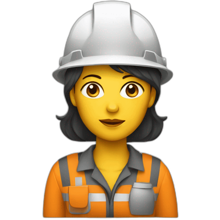 women miner withe helmet emoji