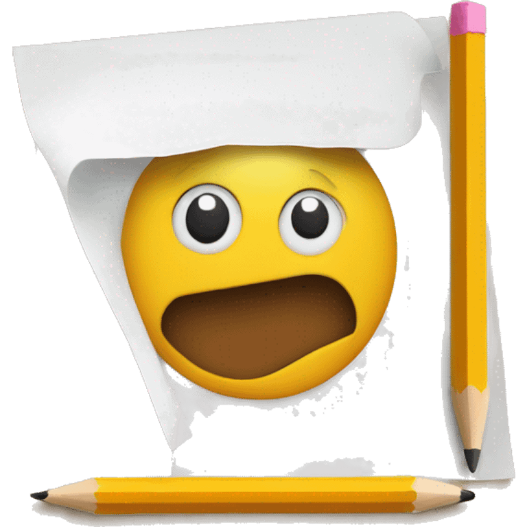 paper and pencil
 emoji