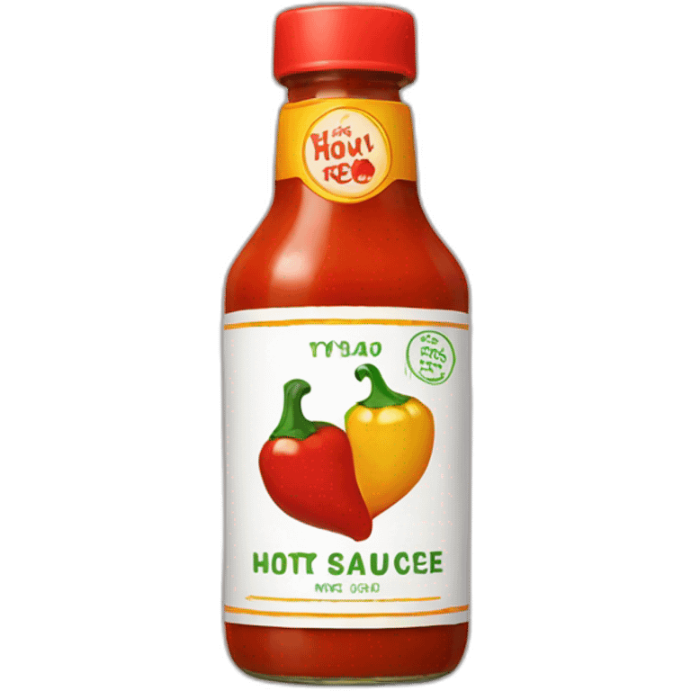 Hot sauce emoji