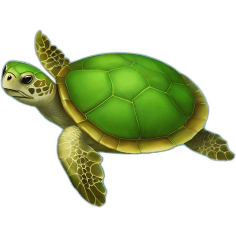 tortue dans l’eau emoji