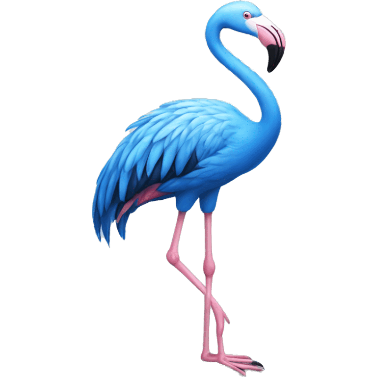 Blue Flamingo emoji