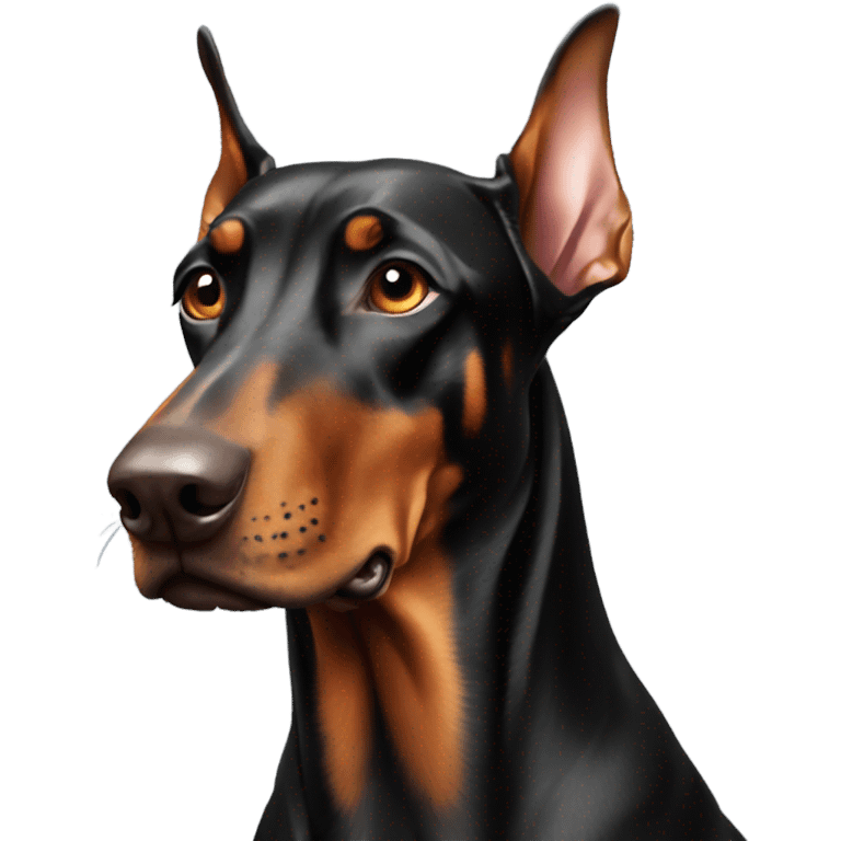 Doberman brown emoji