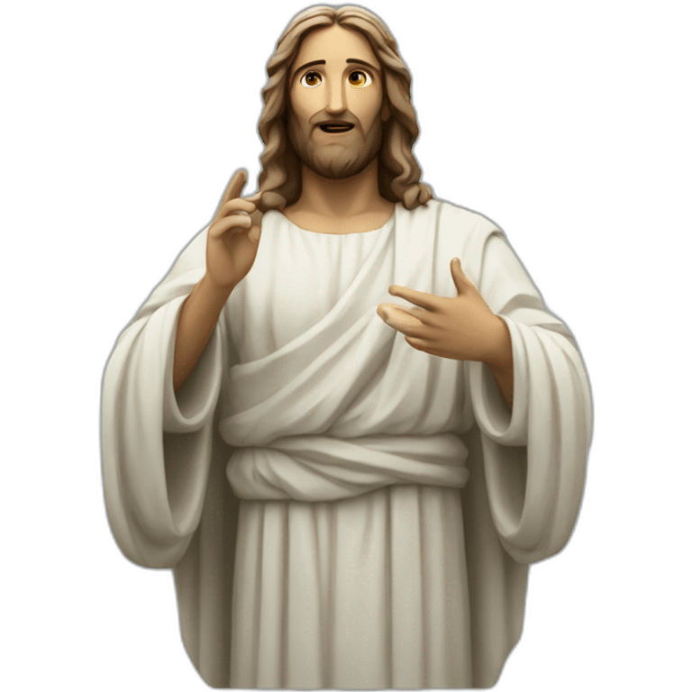 Rio Jesus statue emoji