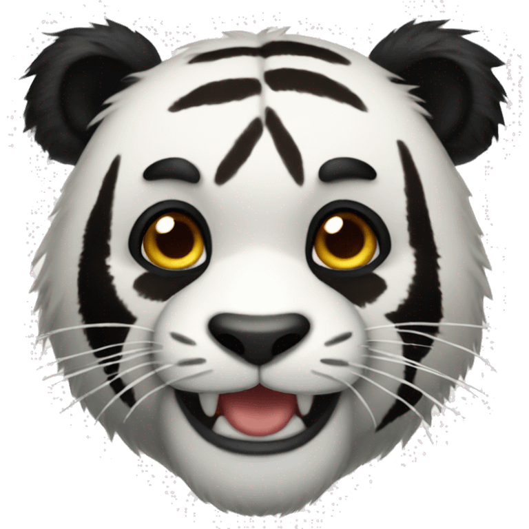 Panda tiger emoji