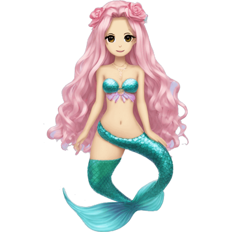 full body hime gyaru mermaid emoji