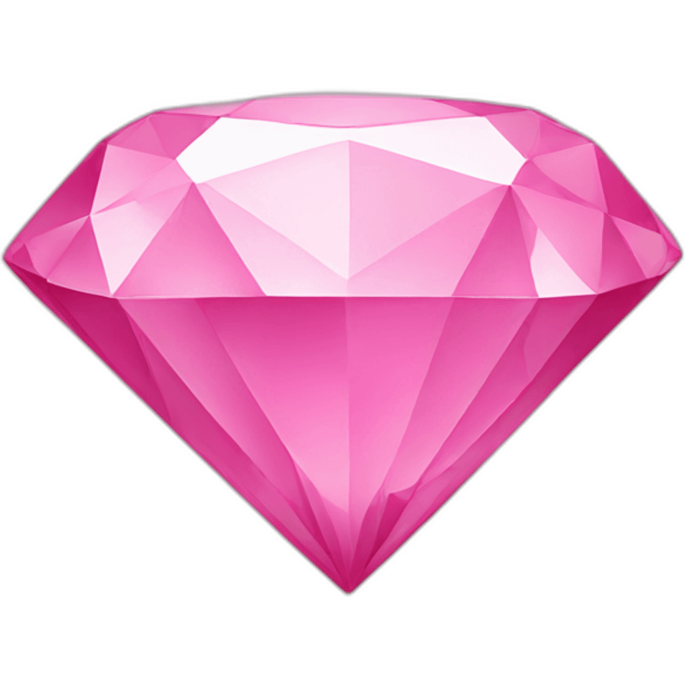 Pink diamond  emoji