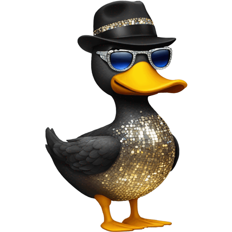 Disco duck emoji