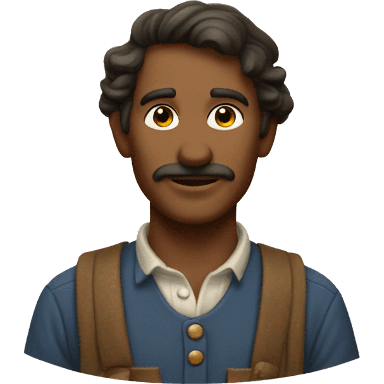 19th century worker from Tom Sawyer emoji