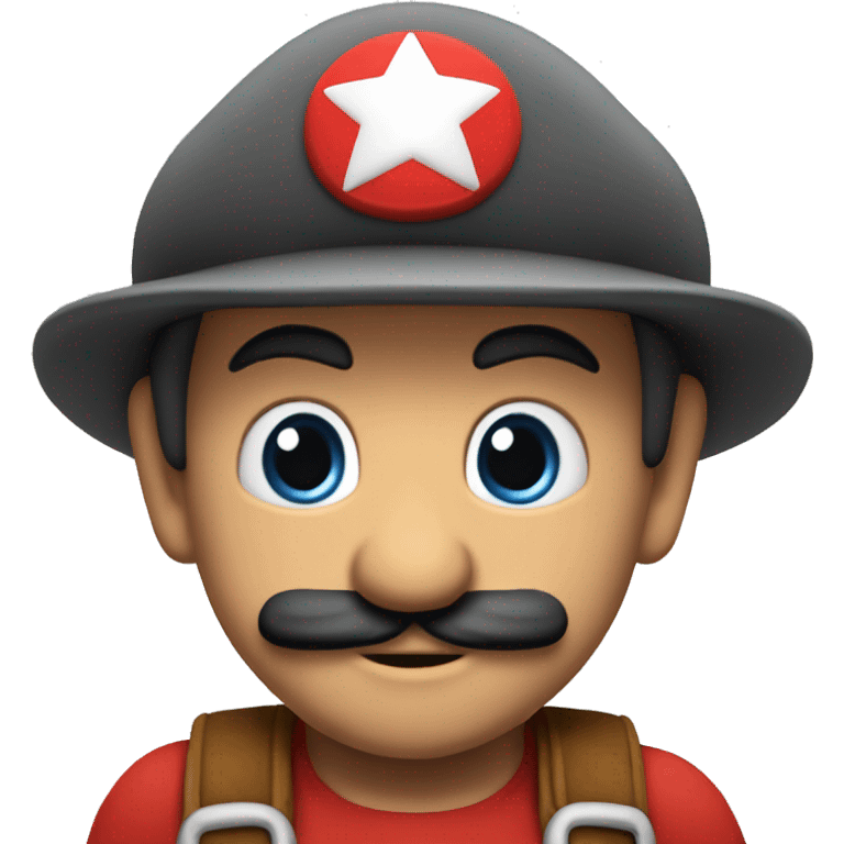 Hace un mario bros emoji