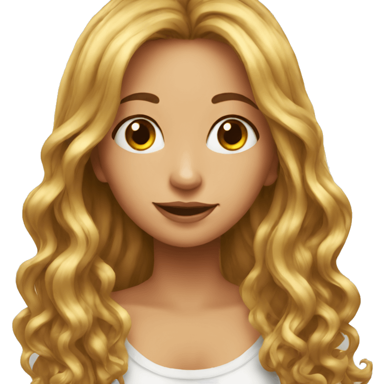 Long hairs girl emoji