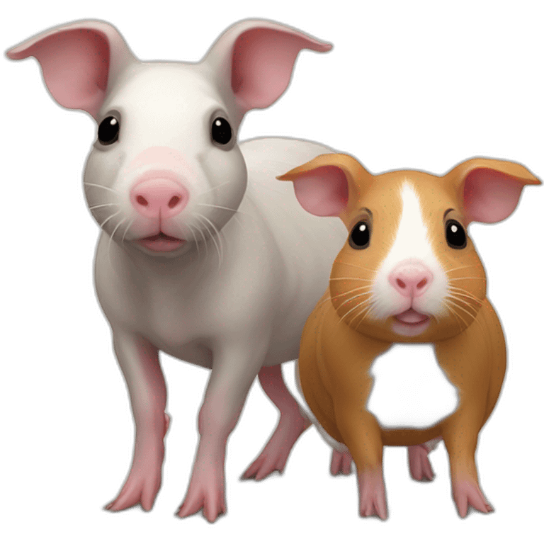 skinny pig and guinea pig from alphabet lore emoji