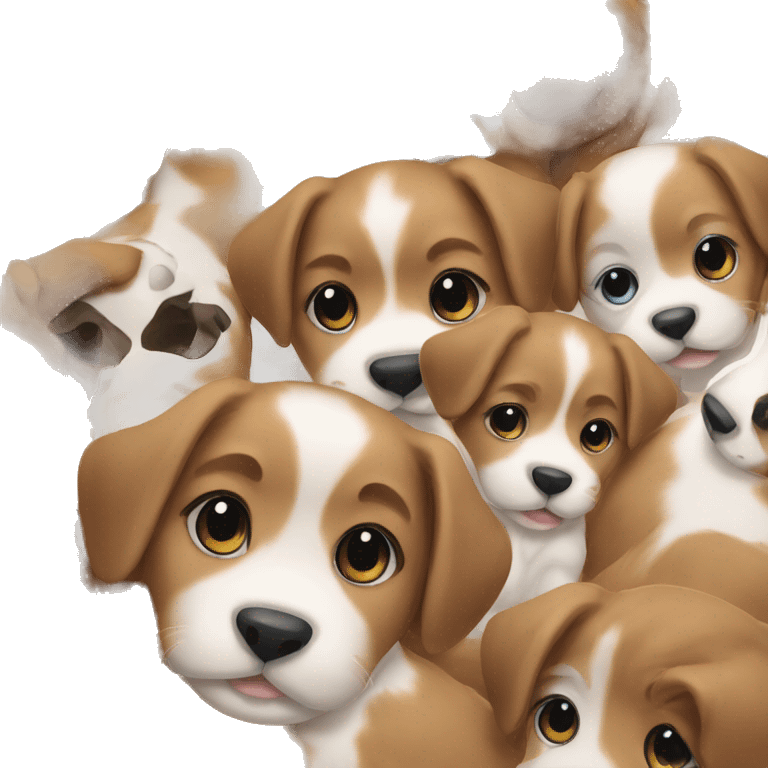 puppy litter emoji