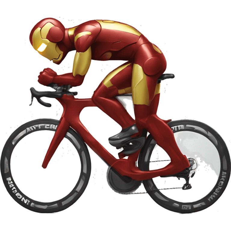 Ironman triathlon logo emoji