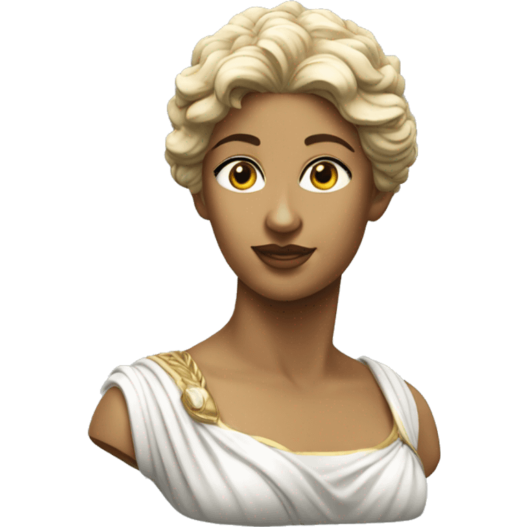 Goddess Diana bust  emoji