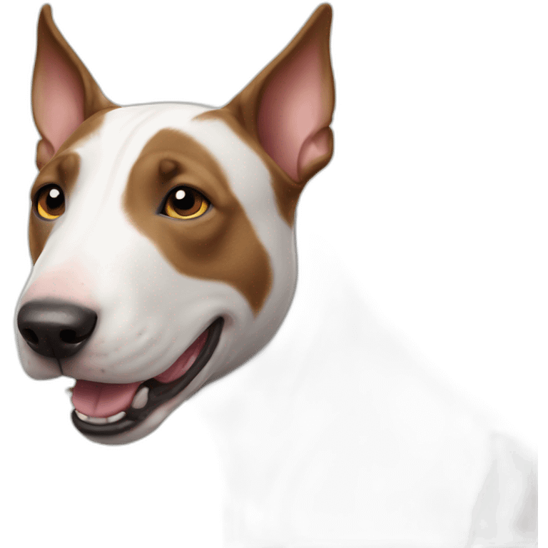 Dog bull terrier emoji