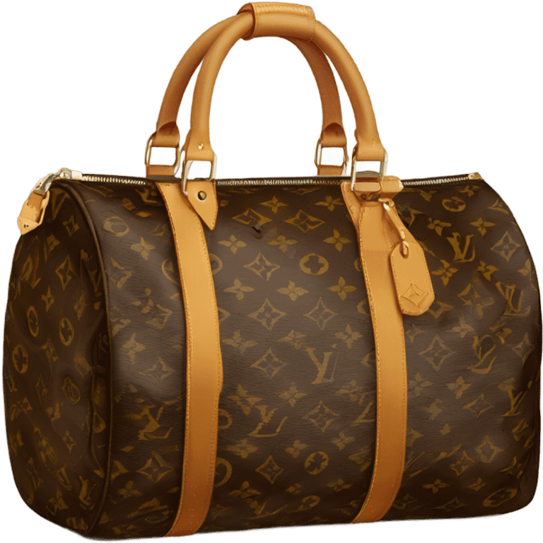 Louis Vuitton duffle bag emoji