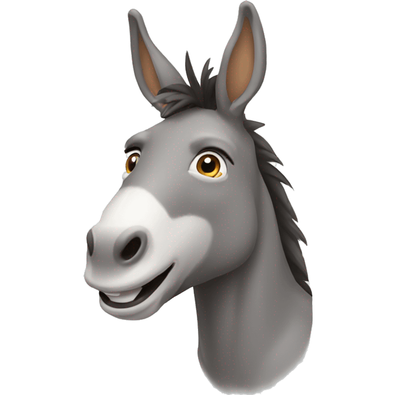 donkey smiling  emoji