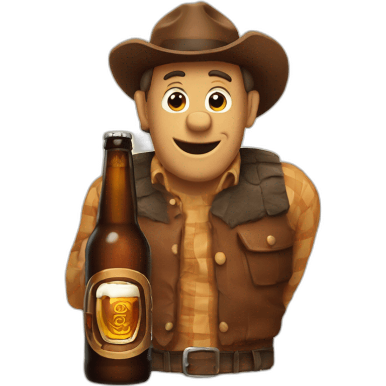 Freddy qui tient une bière  emoji