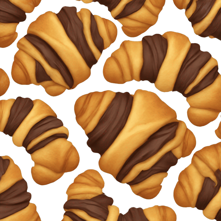 Chocolate croissant  emoji