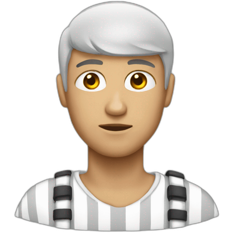 white prisoner emoji