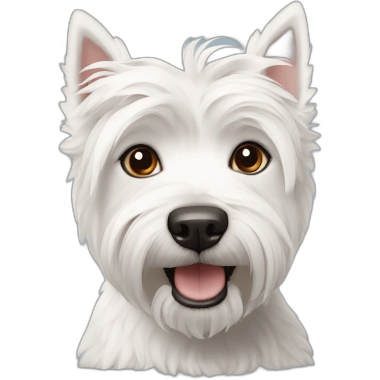 west highland white terrier emoji