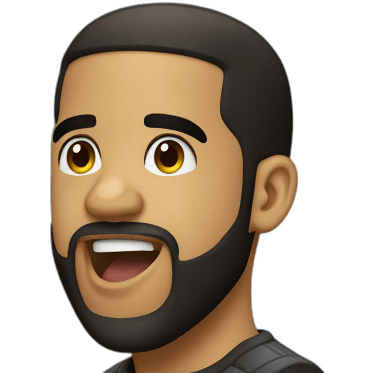 Drake singing emoji