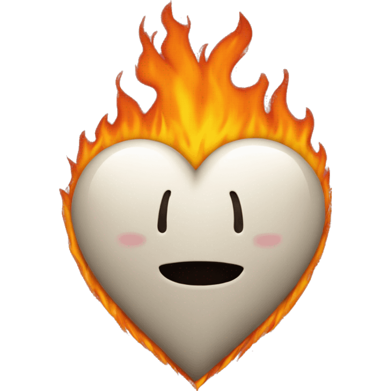 Heart in flames emoji