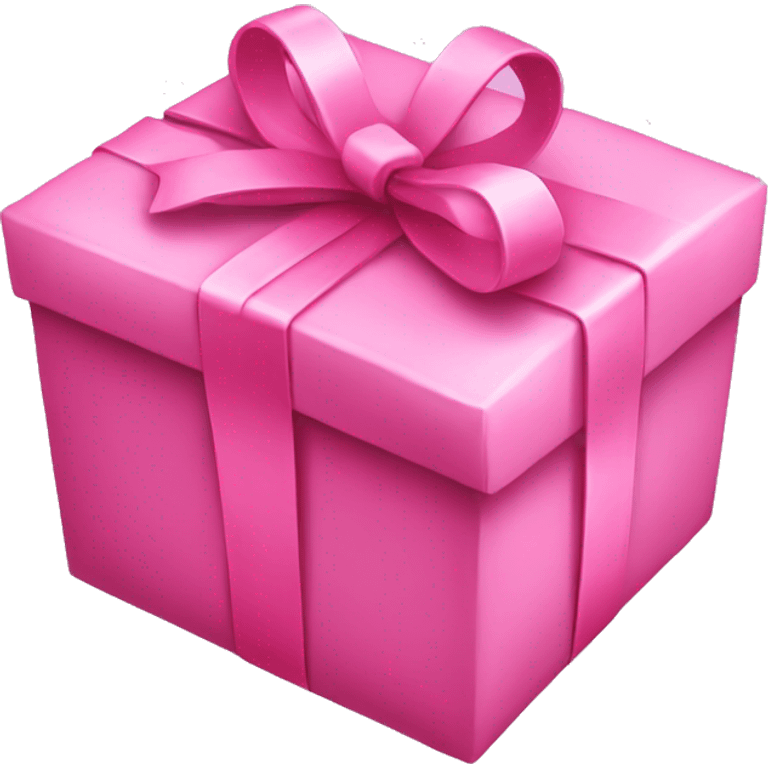 Pink gift emoji