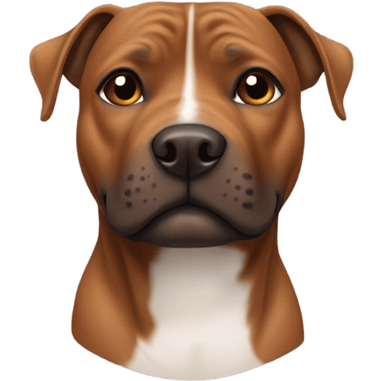 Staffie marron emoji