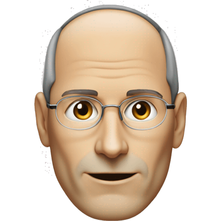 young Steve jobs without glasses tangel emoji