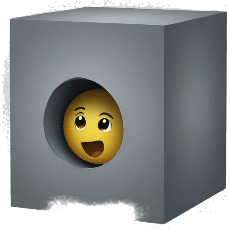 cube in the hole emoji