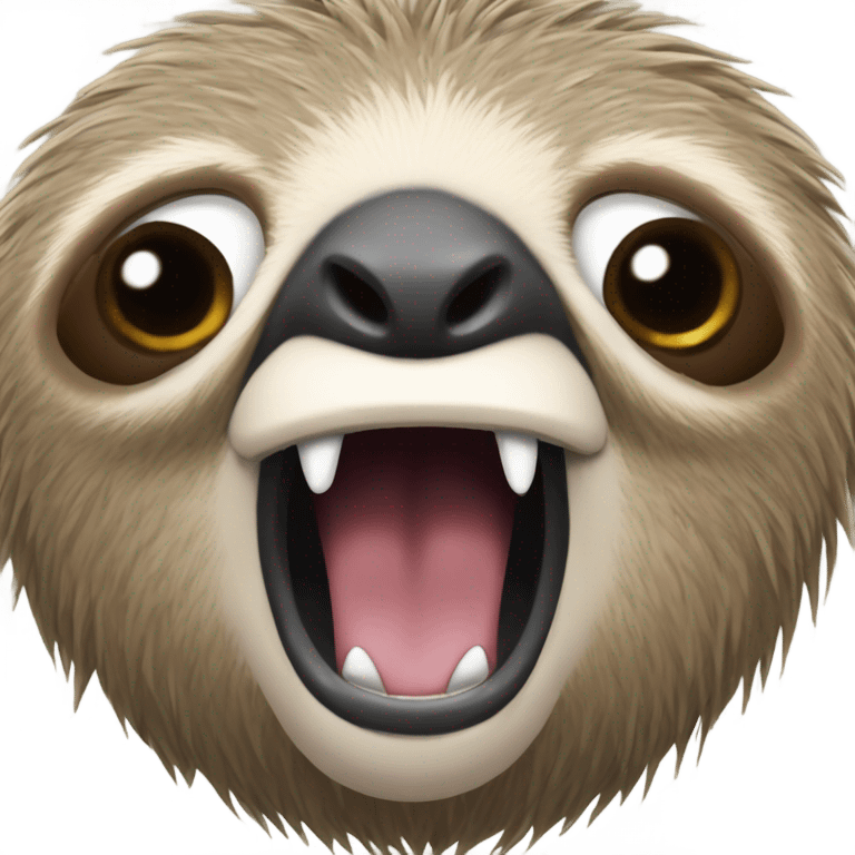 angry sloth emoji