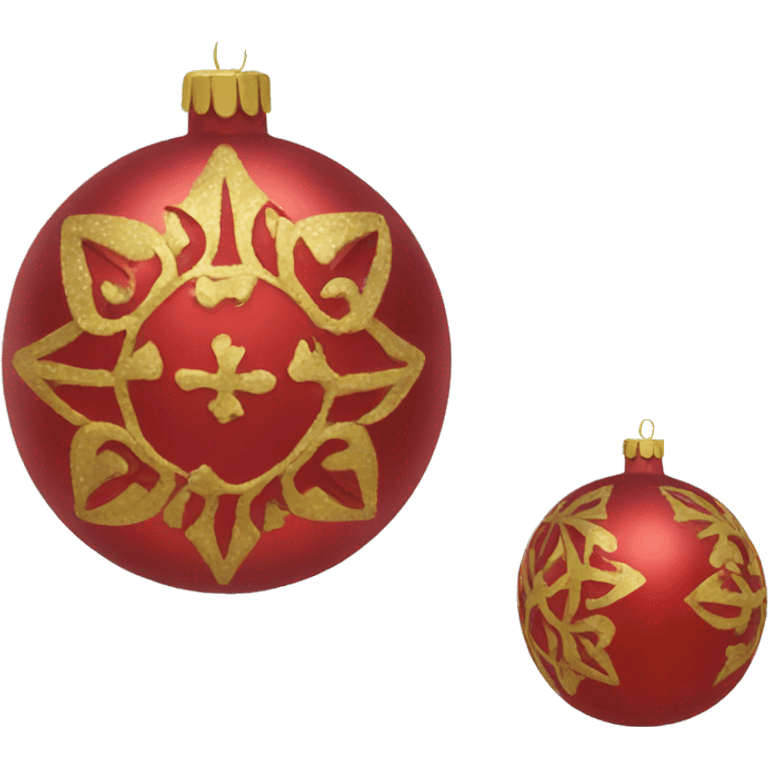 Red ornament emoji