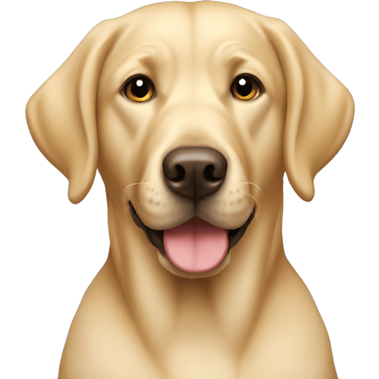 Blonde Labrador retriever  emoji