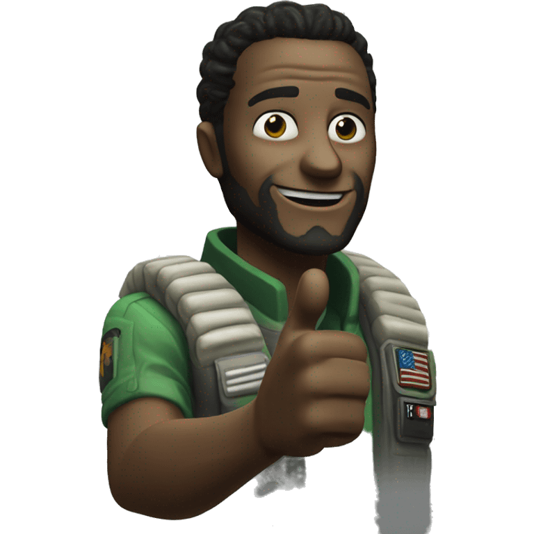 Regular joe from alien isolation giving thumbs up  emoji