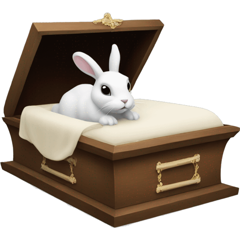 rabbit in a casket emoji