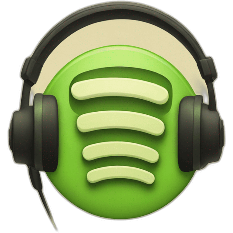 Spotify logo vintage emoji