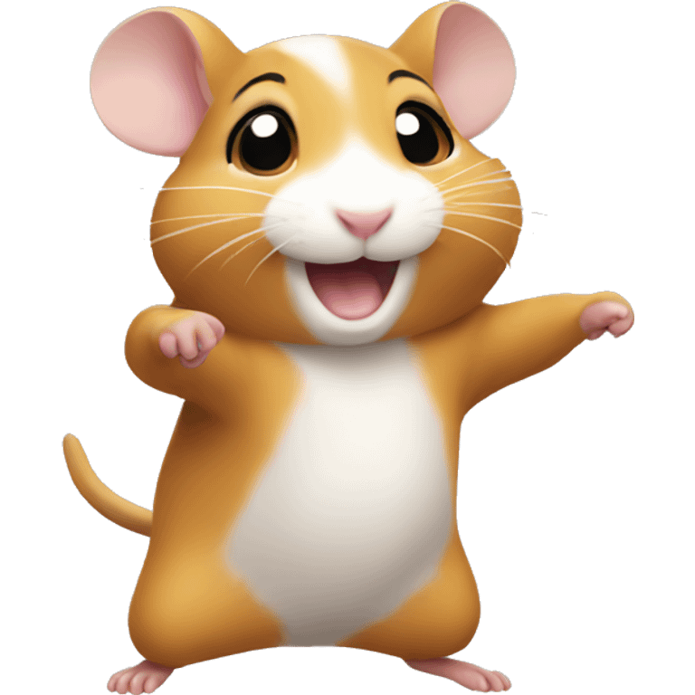 Hamster dancing emoji