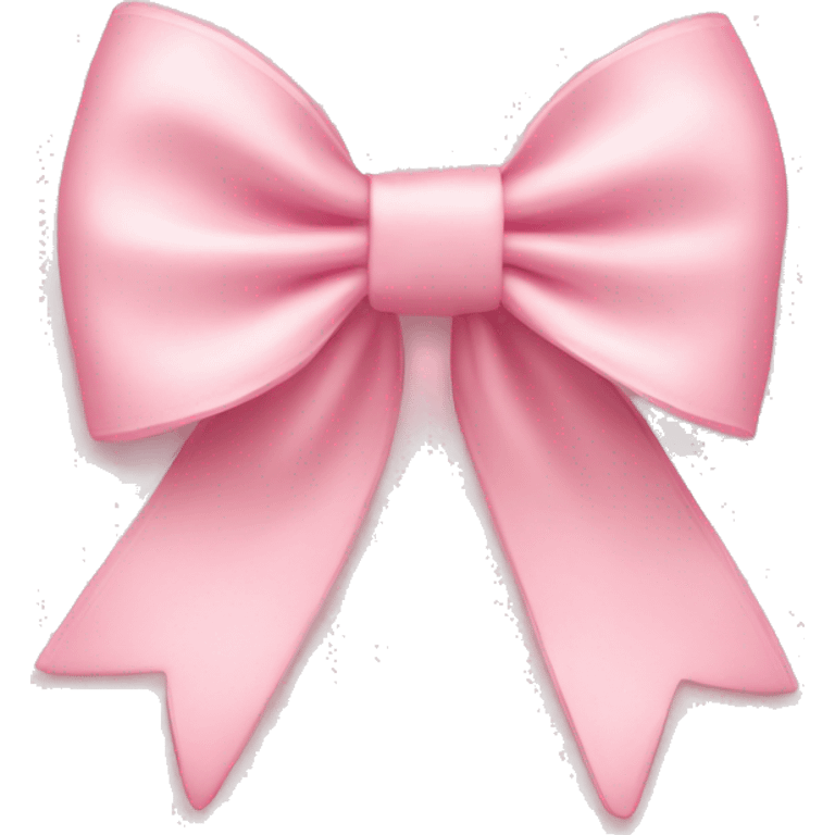 light pink bow on light pink bow emoji