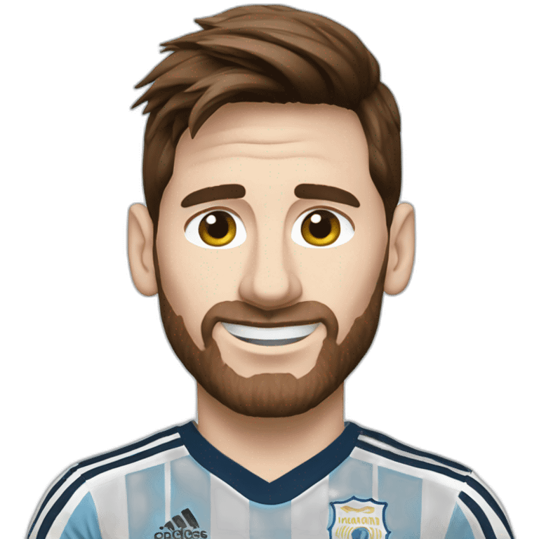 Lionel messi in Argentina kit emoji