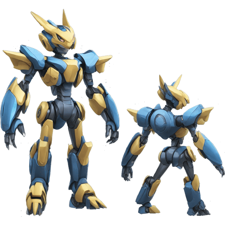 Futuristic Mechanical Pokémon-Medabot-Dragon full body emoji